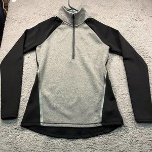 under armor pullover black grey womens small light weight